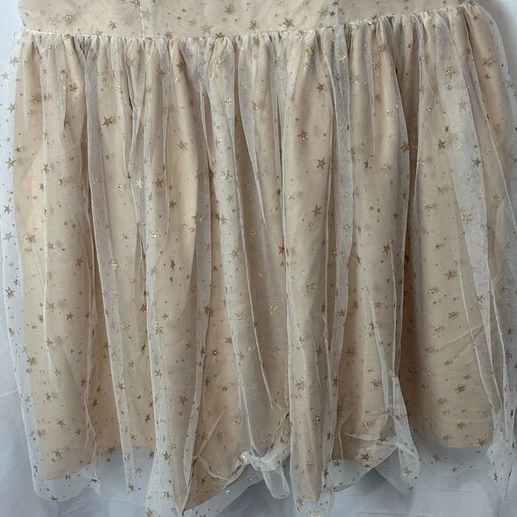 Unique Vintage Peach Midi Dress - Picture 3 of 10